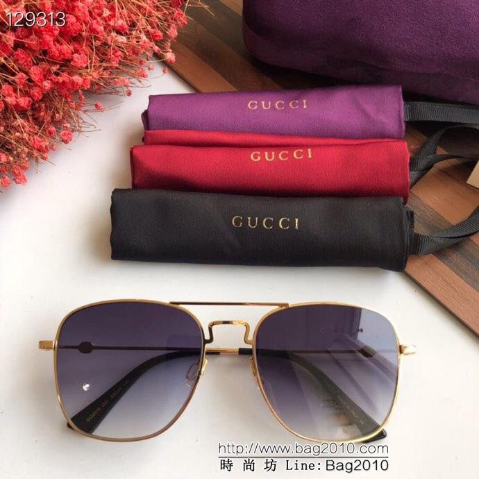 GUCCI古馳 GG0219 新款 男女款 時尚搭配 百搭太陽鏡  lly1513